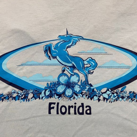 Vintage 70s 80s Magum P.I. Florida Tourist Single Stitch Tee - Picture 8 of 8